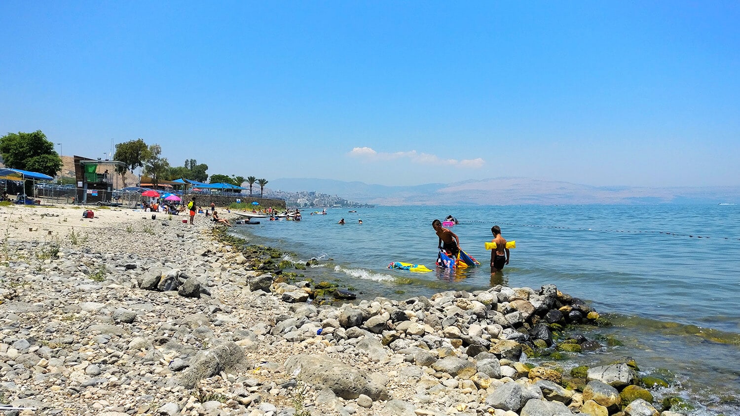 Sea of Galilee beach place