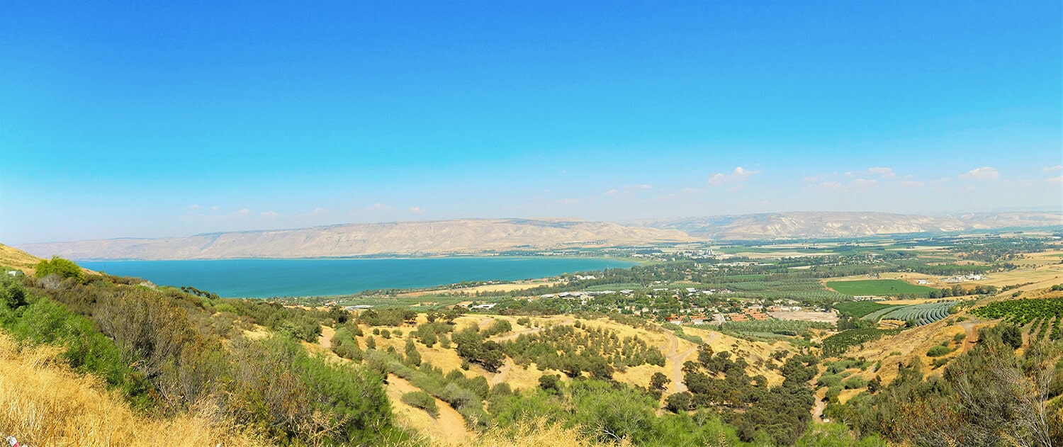 Sea of Galilee in israel