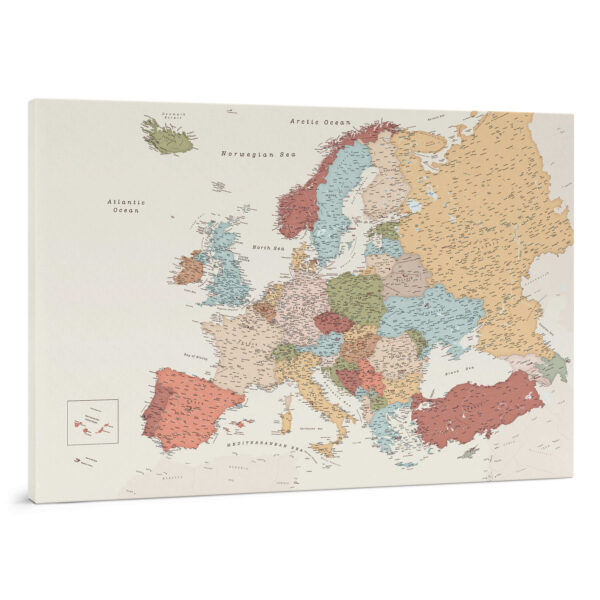 🌍 Push Pin Europe Maps - Push Pin Travel Maps TripMapWorld.com