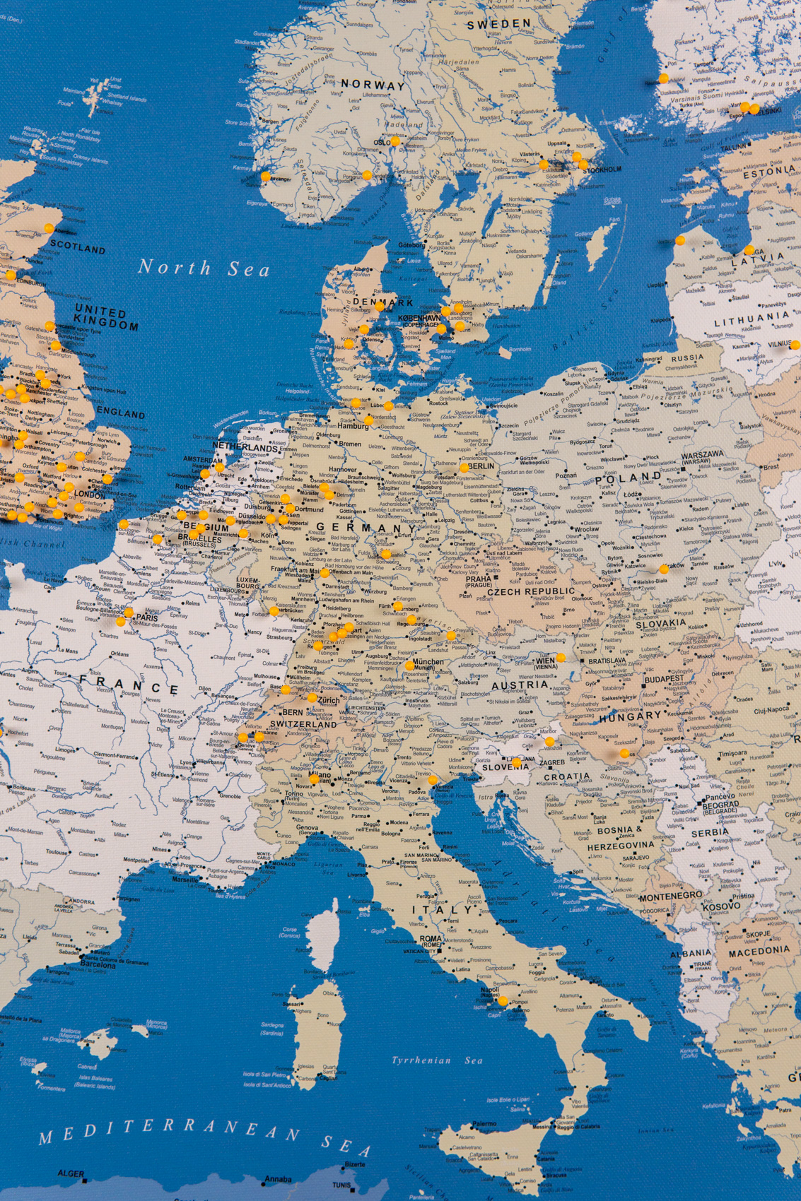 3 Best–Selling Europe Map Pin Boards to Track Your Adventures
